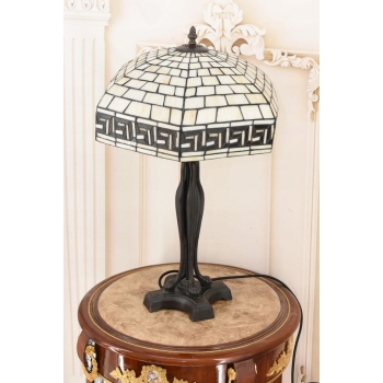 Lampa Witrażowa - Styl Tiffany - witraż - Prezent Kolorowa Lampka Mozaika