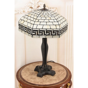 Lampa Witrażowa - Styl Tiffany - witraż - Prezent Kolorowa Lampka Mozaika