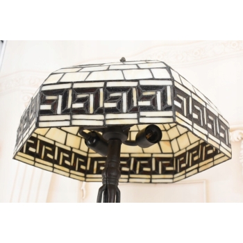 Lampa Witrażowa - Styl Tiffany - witraż - Prezent Kolorowa Lampka Mozaika