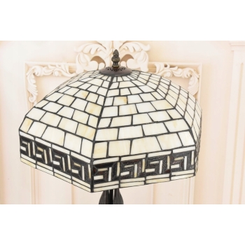 Lampa Witrażowa - Styl Tiffany - witraż - Prezent Kolorowa Lampka Mozaika