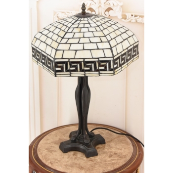 Lampa Witrażowa - Styl Tiffany - witraż - Prezent Kolorowa Lampka Mozaika