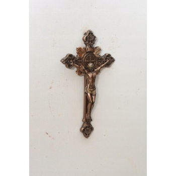 Krzyż z Jezusem - Krucyfiks - Krzyżyk Św Benedykta - Ozdoba Biblia Jezus