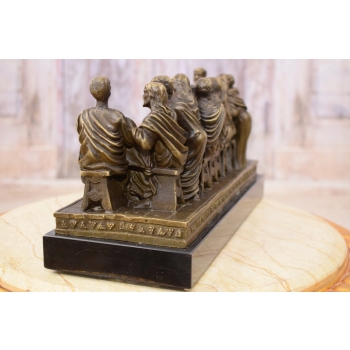 OSTATNIA WIECZERZA - Scena z Biblii - Figura z Brazu - Religijna Rzeźba