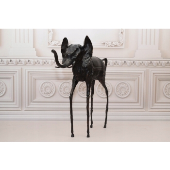 Kosmiczny Słoń - w Stylu Salvador Dali - Figura Rzeźba z Brązu - Dekoracja