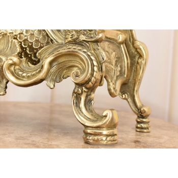 Zegar Kominkowy Stojący Mosiężny - Mosiądz - Dekoracja Prezent