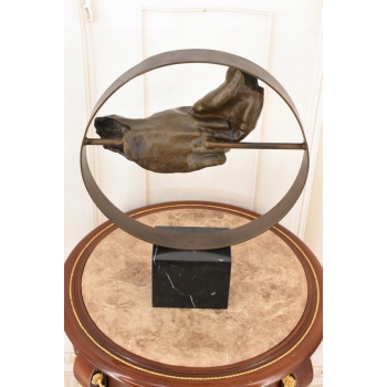 Splecione Dłonie - Uścisk Zakochanych - Styl Salvador Dali - Figura z Brązu