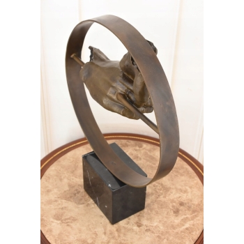 Splecione Dłonie - Uścisk Zakochanych - Styl Salvador Dali - Figura z Brązu