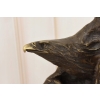 Popiersie Indianina z Orłem - Indian Apacz Orzeł - Figura Rzeźba z Brązu