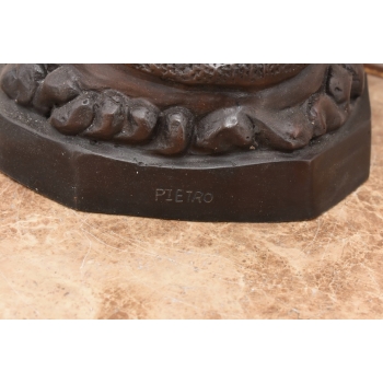 Ogromna Matka Boska Maryja Figura Rzeźba z Brązu 81cm