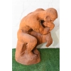 Duża Rzeźba wg Auguste Rodin - Męski Akt Myśliciel Filozof Figura z Żeliwa