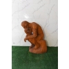 Duża Rzeźba wg Auguste Rodin - Męski Akt Myśliciel Filozof Figura z Żeliwa
