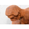 Duża Rzeźba wg Auguste Rodin - Męski Akt Myśliciel Filozof Figura z Żeliwa