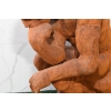 Duża Rzeźba wg Auguste Rodin - Męski Akt Myśliciel Filozof Figura z Żeliwa