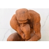 Duża Rzeźba wg Auguste Rodin - Męski Akt Myśliciel Filozof Figura z Żeliwa