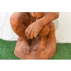 Duża Rzeźba wg Auguste Rodin - Męski Akt Myśliciel Filozof Figura z Żeliwa