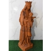 Żeliwna figura - Maryja Matka Boska Maria z Dzieciątkiem Jezus