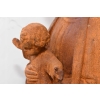 Żeliwna figura - Maryja Matka Boska Maria z Dzieciątkiem Jezus