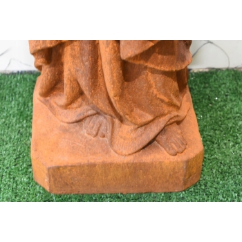 Żeliwna figura - Maryja Matka Boska Maria z Dzieciątkiem Jezus