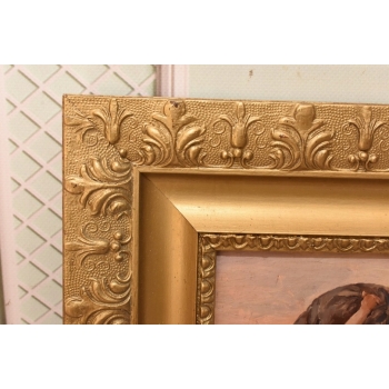 Józef Chełmoński - Kobieta z Workiem Zboża - Polska Wieś - Obraz Olejny