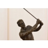 Golfista Uderzający Piłeczkę - Golf - Figura z Brązu Rzeźba Posąg - Prezent