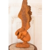 Żeliwna Figura - Skrzydlaty Anioł - Anielica - Rustykalna Figurka