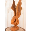 Żeliwna Figura - Skrzydlaty Anioł - Anielica - Rustykalna Figurka