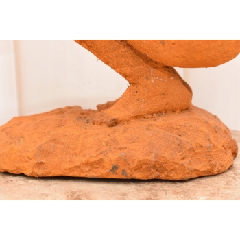 Żeliwna Figura - Skrzydlaty Anioł - Anielica - Rustykalna Figurka