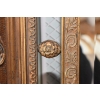 Pałacowe Złote Lustro AŻUROWE z Francji - Piękna Rama - 85 x 75 cm