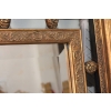 Pałacowe Złote Lustro AŻUROWE z Francji - Piękna Rama - 85 x 75 cm