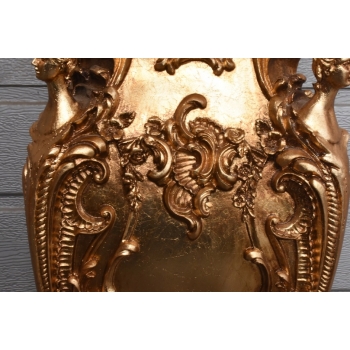 Piękna Pałacowa Kolumna - Postument Kwietnik - Złote Zdobienia 86cm