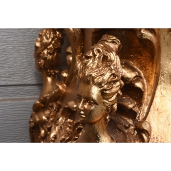 Piękna Pałacowa Kolumna - Postument Kwietnik - Złote Zdobienia 86cm