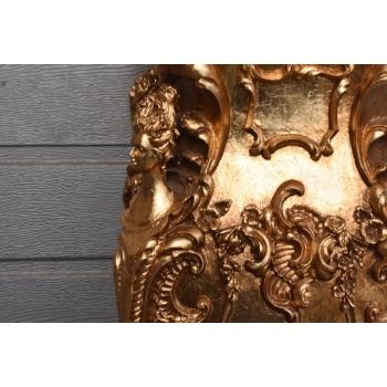 Piękna Pałacowa Kolumna - Postument Kwietnik - Złote Zdobienia 86cm