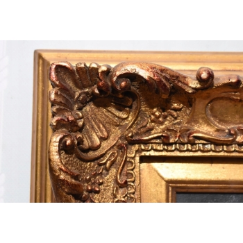 Portret Kobieta z Koszem Owoców - Obraz Olejny - Złota Rama