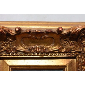 Portret Kobieta z Koszem Owoców - Obraz Olejny - Złota Rama