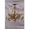 Królewski Gigant Żyrandol z Brązu + Lampa 78 cm