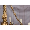 Królewski Gigant Żyrandol z Brązu + Lampa 78 cm