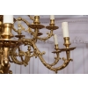 Królewski Gigant Żyrandol z Brązu + Lampa 78 cm