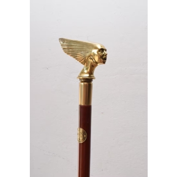 Laska Spacerowa z Brązu - Spirit of Ecstasy - Solidna - Prezent