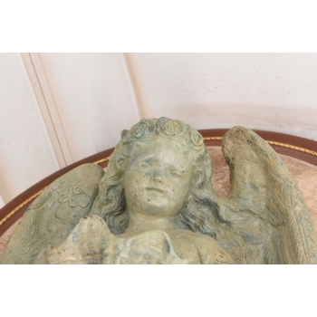 Kropilenica z Brązu Sakralna Figura - Anioł - Figura z Brązu