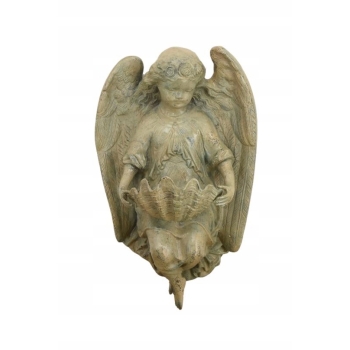 Kropilenica z Brązu Sakralna Figura - Anioł - Figura z Brązu