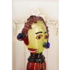 Szkło Murano Style GLASS - Dama Abstrakcja - Twarz Figura ze Szkła 60cm