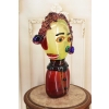 Szkło Murano Style GLASS - Dama Abstrakcja - Twarz Figura ze Szkła 60cm
