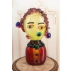 Szkło Murano Style GLASS - Dama Abstrakcja - Twarz Figura ze Szkła 60cm