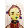 Szkło Murano Style GLASS - Dama Abstrakcja - Twarz Figura ze Szkła 60cm