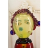 Szkło Murano Style GLASS - Dama Abstrakcja - Twarz Figura ze Szkła 60cm