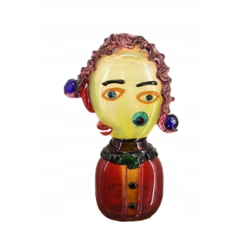 Szkło Murano Style GLASS - Dama Abstrakcja - Twarz Figura ze Szkła 60cm