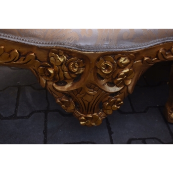 OGROMNY Komplet Wypoczynkowy Wypoczynek KRÓLEWSKI - Sofa + 4 Fotele + Stół