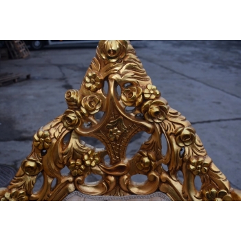 OGROMNY Komplet Wypoczynkowy Wypoczynek KRÓLEWSKI - Sofa + 4 Fotele + Stół