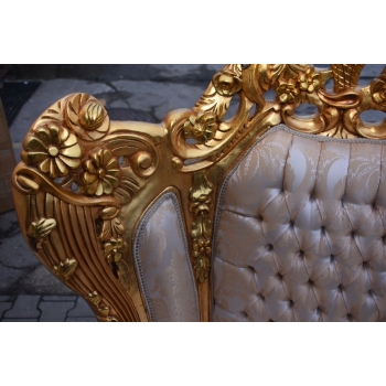 OGROMNY Komplet Wypoczynkowy Wypoczynek KRÓLEWSKI - Sofa + 4 Fotele + Stół