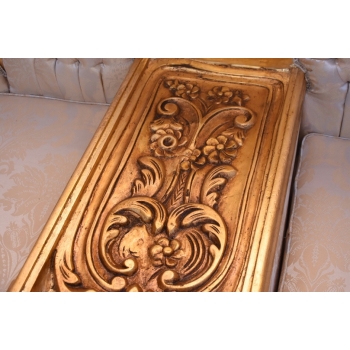 OGROMNY Komplet Wypoczynkowy Wypoczynek KRÓLEWSKI - Sofa + 4 Fotele + Stół